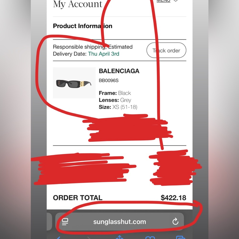 Balenciaga Sunglasses - Picture 4 of 4
